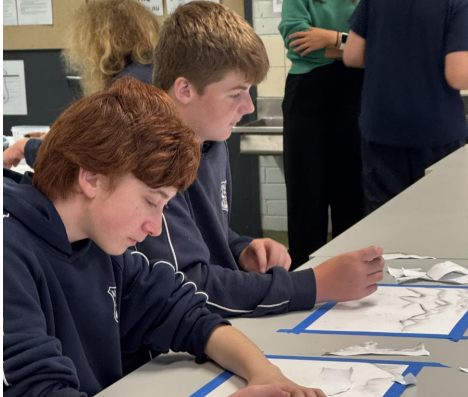 BHS students working in class