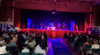 Students performing at the Yr 12 Graduation